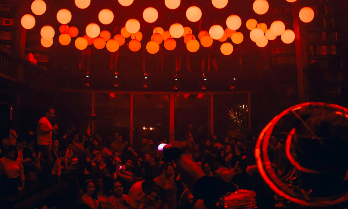 People dancing at Code gay bar